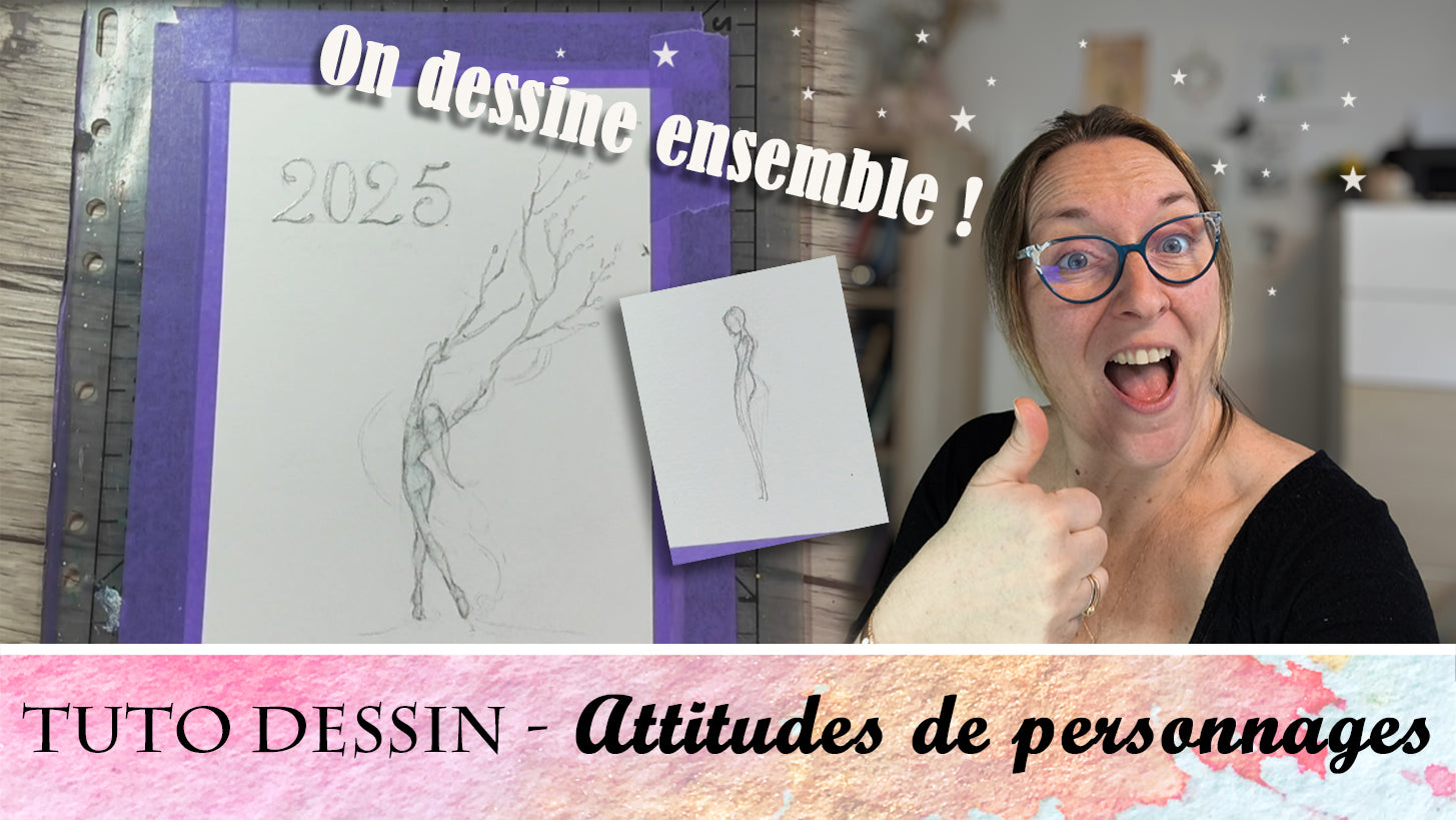 Charger la vidéo : Tutoriel aquarelle débutant - Carte de Noël avec les aquarelles &quot;Quiaomei&quot; de Rubens Virginie Lucas. Bonjour les Etoiles,  Je suis très contente de vous proposer cette semaine un nouveau tutoriel qui va vous permettre de dessiner et peindre une jolie petite carte de Noël.... Cerise sur le gâteau, je teste avec vous une gamme d&#39;aquarelle pas trop chère qui pourrait être bien pour les débutants à l&#39;aquarelle : Les &quot;Quiaomei&quot; de la marque Paul Rubens (entres nous, j&#39;étais trop contente qu&#39;ils s&#39;adressent à moi).  Nous allons donc les découvrir ensemble en dessinant, puis en peignant ce joli petit personnage. J&#39;espère qu&#39;elle vous plaira et apportera un peu de joie et de douceur dans votre quotidien.  Ne boudez pas votre plaisir et savourez chaque instant que vous passez à nourrir votre lumière intérieure.  Je vous embrasse.  Virginie